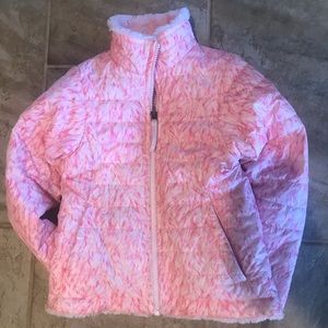 Girls North Face Reversible Winter Coat